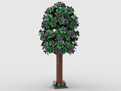 LEGO Toys Building Blocks Trees Big Trees Plants 3d model