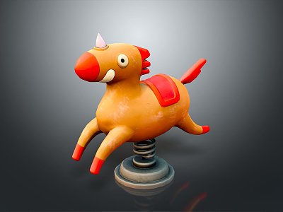 Modern Trojan Toy Children's Toys 3d model