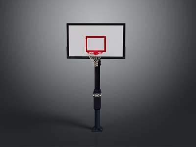 basketball stand basketball 3d model