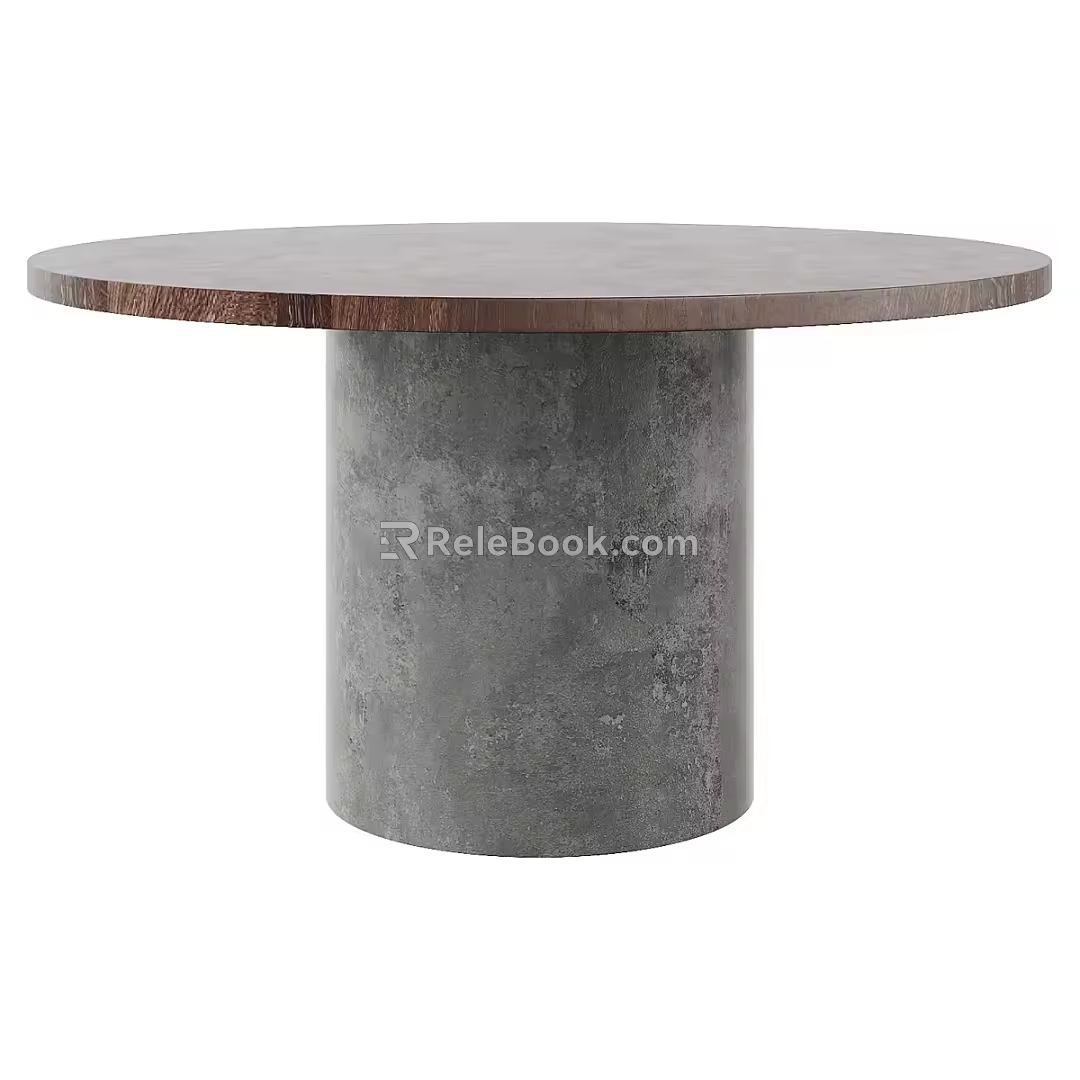 Nordic Simple Coffee Table 3d model