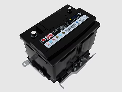 Modern battery 3d model Modern battery 3d model