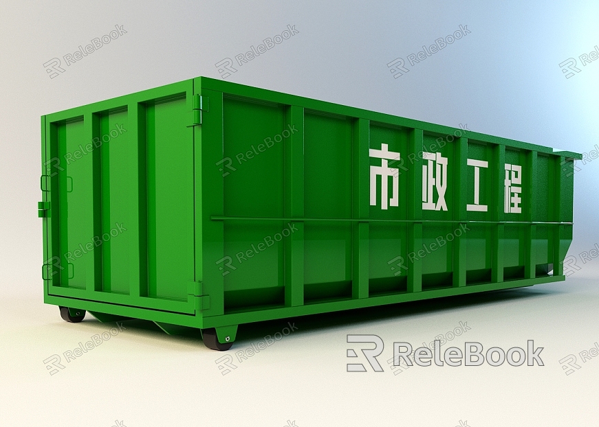 Hyundai Dumpster Sanitation Trailer model