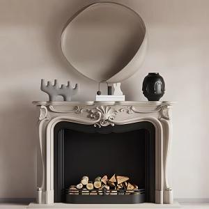 European Fireplace 3d model