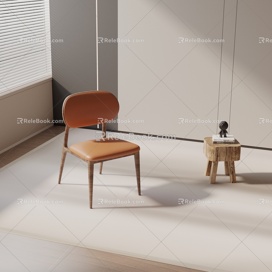 modern leisure chair 3d model