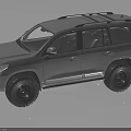 Silver SUV With Roof Rack Black Wheels And Rugged Exterior Design