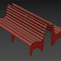 Wooden Outdoor Bench Design With Natural Wood Grain And Classic Style