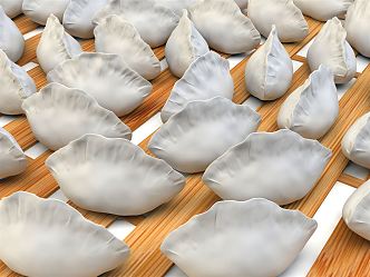 Modern Dumplings 3d model