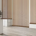 New Chinese-style roller shutter partition 3d model