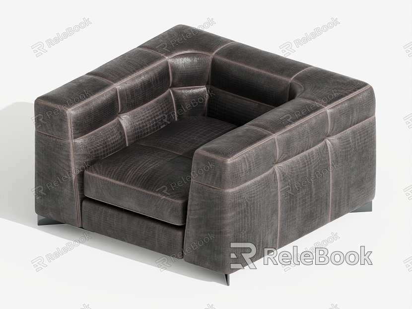 Modern Single Sofa Single Chair Leisure Chair model