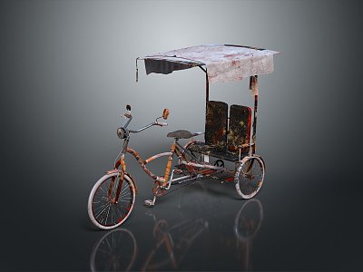 Bicycle Various Bicycle Three-wheeled Bicycle Old-fashioned Bicycle model