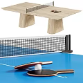 Indoor Table Tennis Sports Equipment Featuring Ping Pong Table Net Paddles And Ball