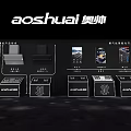 Professional Stage Setup With Bright Lighting Seats And Brand Display Screens