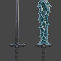 Weapons Ice Sword 3d model