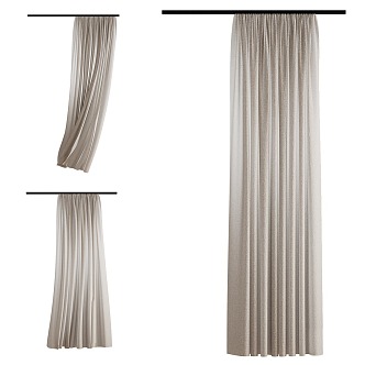 Curtains 3d model