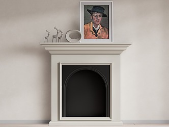 Fireplace 3d model