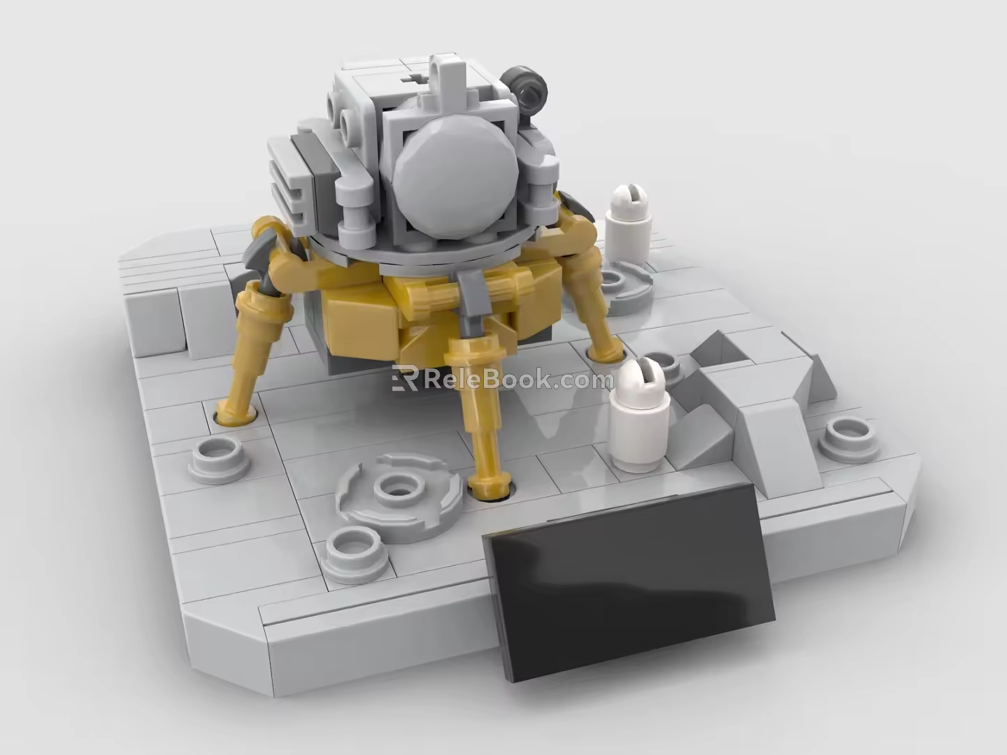 LEGO toy blocks Apollo 10 lunar module 3d model