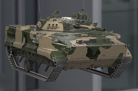 BMP3 infantry fighting vehicle tracked infantry fighting vehicle 3d model