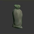 Durable Natural Hemp Storage Sack With Tied Top For Home Use