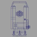 Industrial Equipment Total Station With Digital Display Measurement Lens And Control Panel