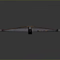 Crossbow Mechanical Crossbow Shift Bow and Arrow Shoot Far Equipment Weapons High-tech Crossbow 3d model
