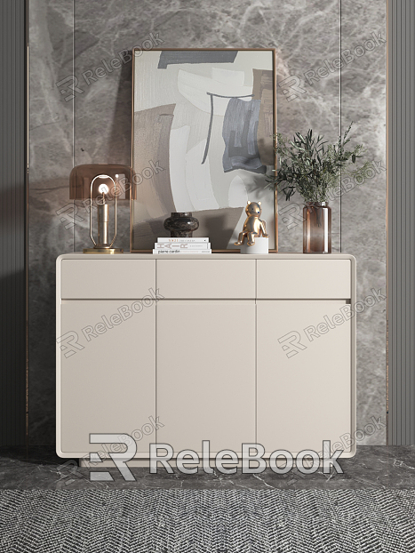 Modern Entrance Cabinet model