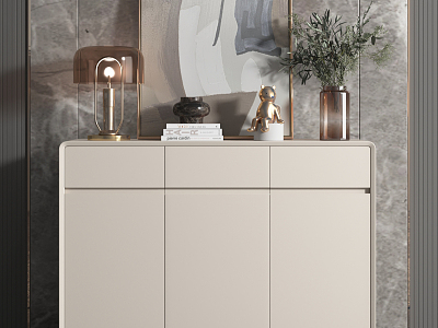 Modern Entrance Cabinet model