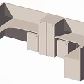 Modular Office Desk With Cubicle Partitions Drawers Cabinets And Work Surfaces