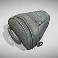 Gray Durable Travel Bag With Zipper Closure And Comfortable Handle Design
