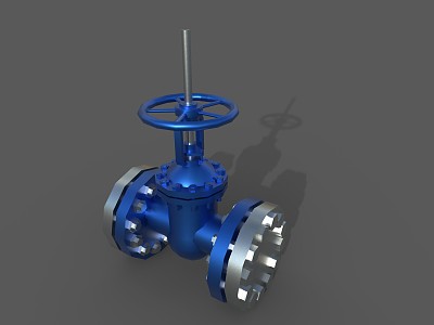 Gate valve 3d model