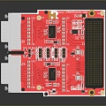 integrated circuit board circuit board integrated circuit integrated circuit integrated block electronic board electronic component electronic part chip 3d model