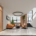 Modern Office Huawei Office Public Office Open Office 3d model