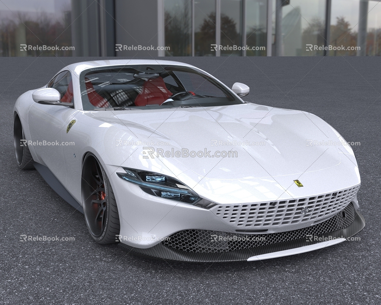 Hyundai Ferrari sports car Ferrari supercar luxury car 3d model