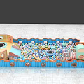 Supermarket Department Store Kids Play Area With Colorful Ball Pit Slides And Climbing Structures