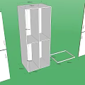 Modular Storage Shelving Unit Design With Side Panels Top Bottom Panels And Adjustable Shelves
