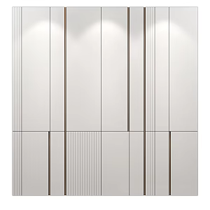 Modern background wall 3d model
