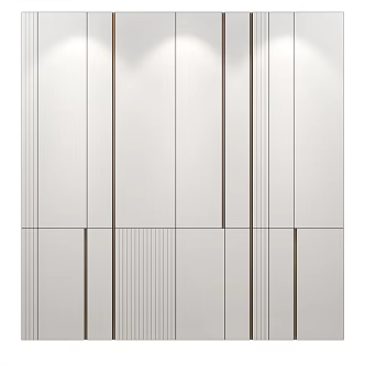 Modern background wall 3d model