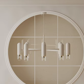 Modern chandelier 3d model