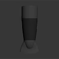 Black Modern Hair Dryer With Ergonomic Handle Control Button And Power Cord