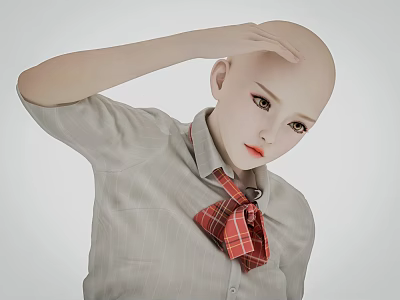 character woman 3d model