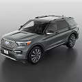 Gray SUV Featuring Modern Exterior Design Roof Rack Alloy Wheels and Front Grille
