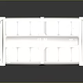 UN Labeled Liquid Transport Container With Brown Frame White Sections And Yellow Latches