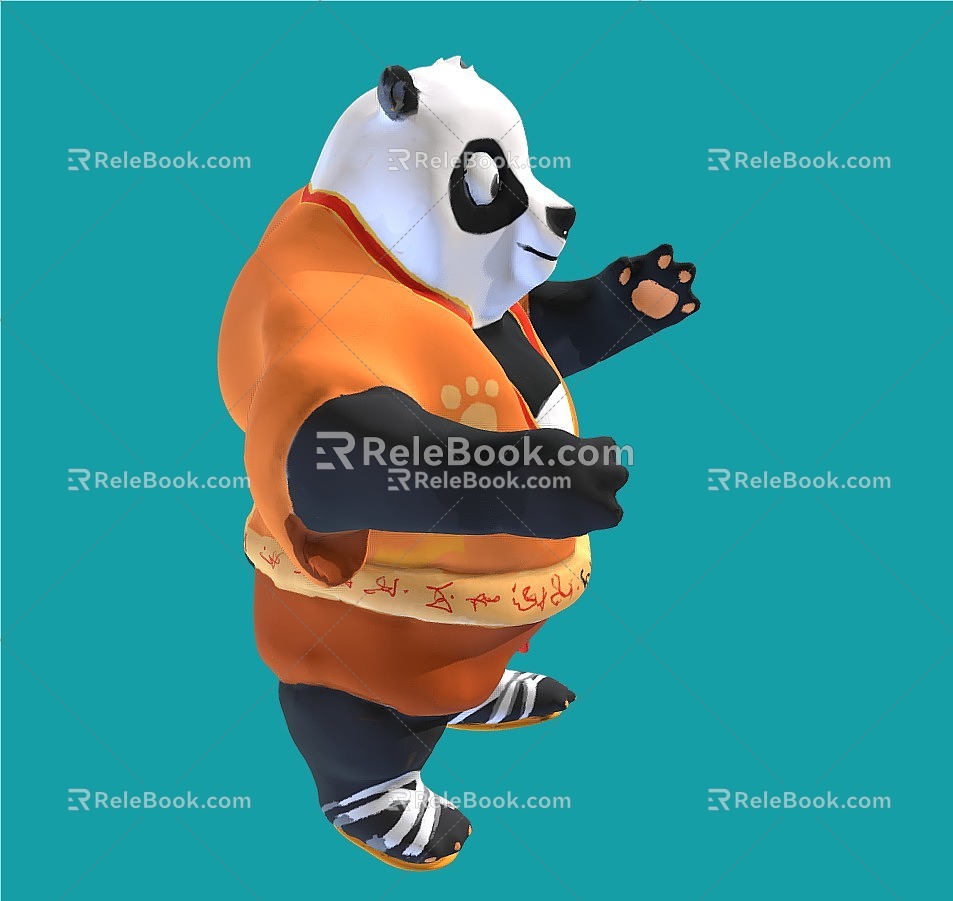 Panda Kung Fu Panda 3d model