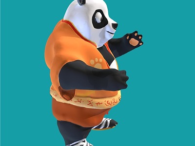 Panda Kung Fu Panda 3d model