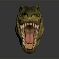 Modern Dinosaur Dinosaur Head Jurassic Alien Dinosaur 3d model