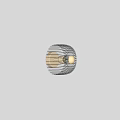 Modern Transparent Glass Wall Lamp With Striped Design And Radiant Light Effect