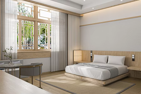Hotel Rooms Japanese Rooms 3d model