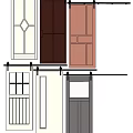 Various Barn Door Design Styles Featuring Different Panel and Frame Details
