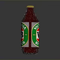 Victoria VB Butter Red Bottle With Green White Label And Yellow Cap