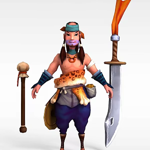 Game Role 3d model