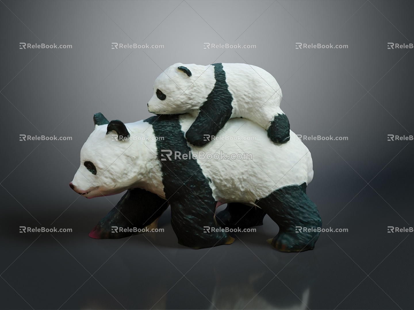 Panda Animal Cartoon Panda Animation Panda Animation Panda Cartoon Character Cartoon Animal 3d model